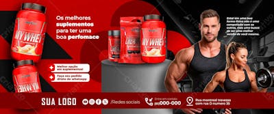 Social Media Suplementos Carrossel