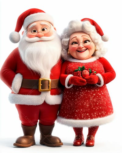 Imagem Do Papai Noel E Da Mamãe Noel