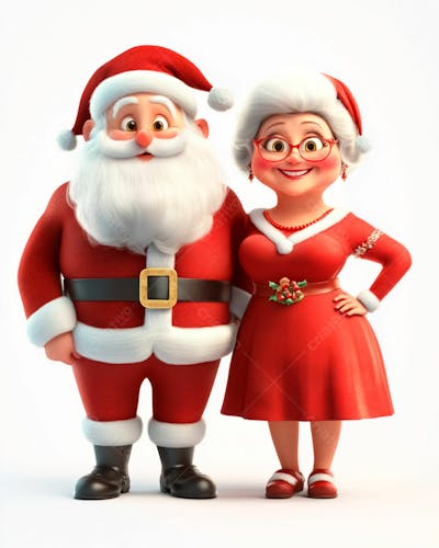 Imagem Do Papai Noel E Da Mamãe Noel