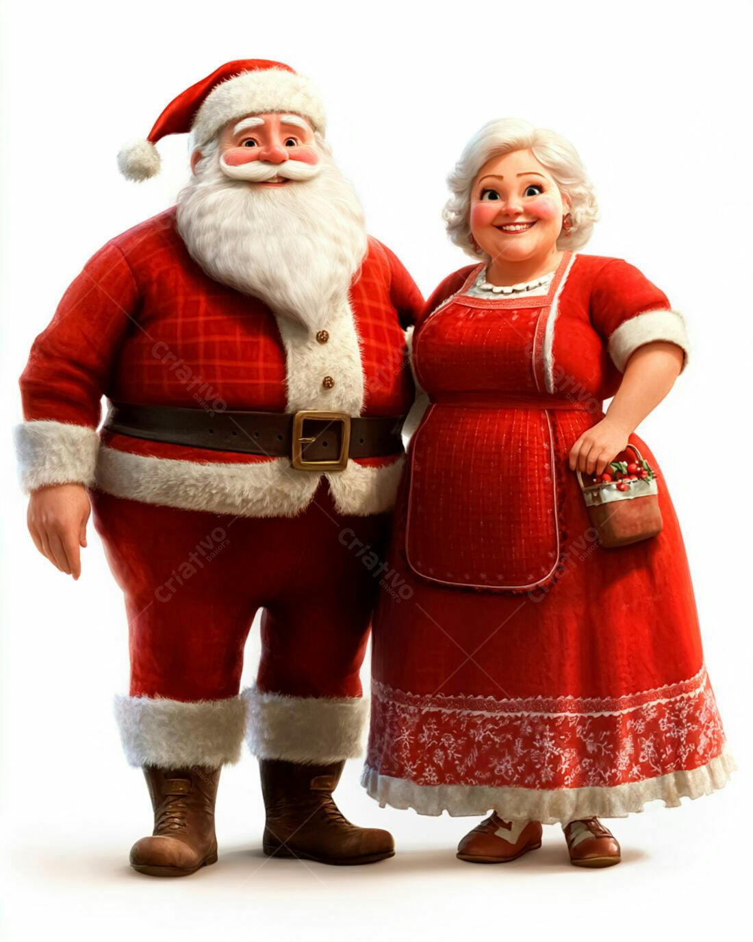 Papai Noel e Mamãe Noel Natal