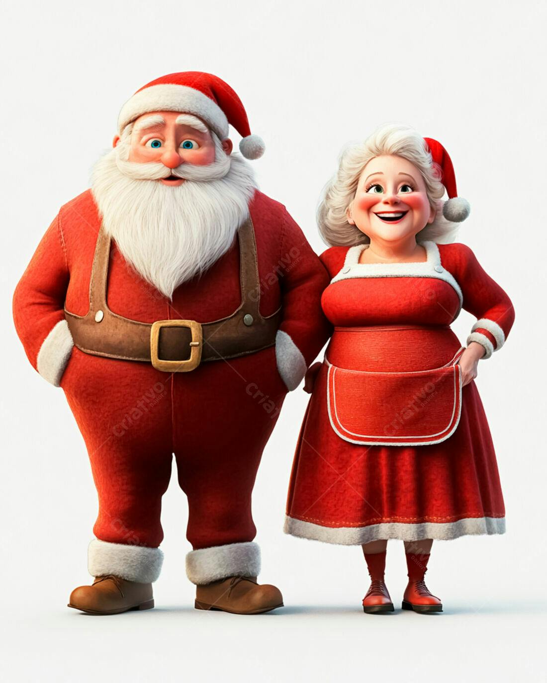 Papai Noel e Mamãe Noel Natal