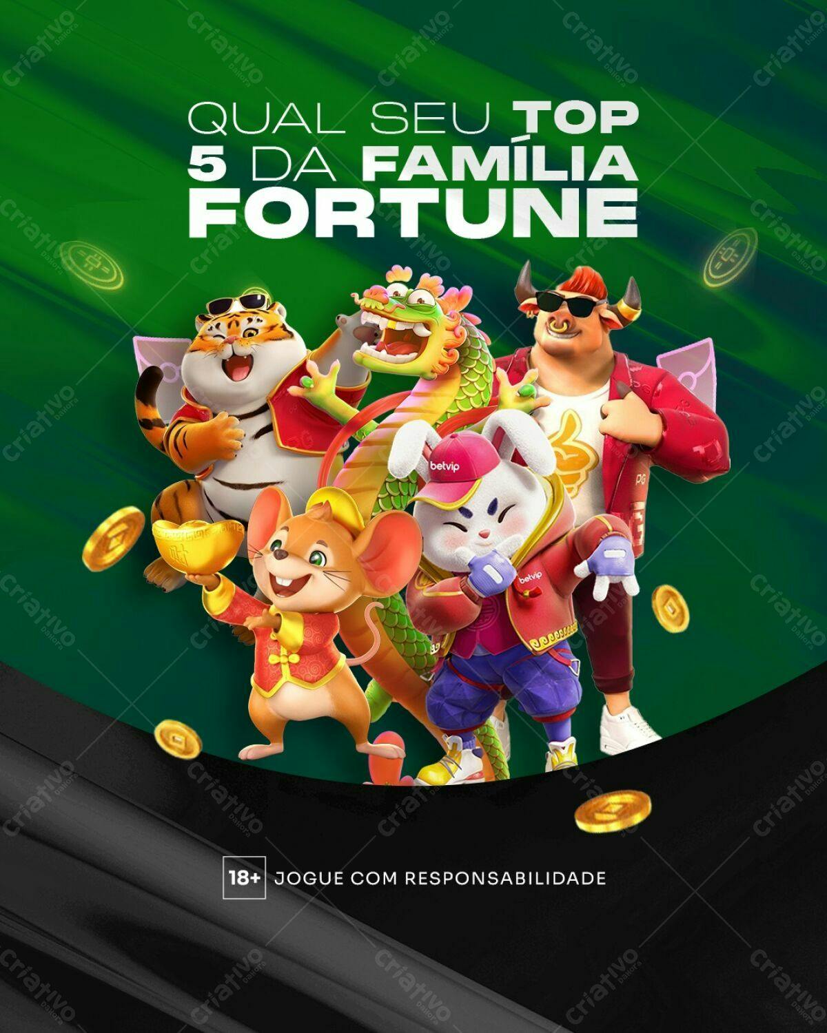 Flyer Família Fortune PSD Editável