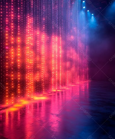 Imagem De Fundo Com Luzes E Fumaça