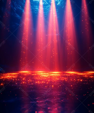 Imagem De Fundo Com Luzes E Fumaça