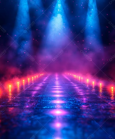 Imagem De Fundo Com Luzes E Fumaça