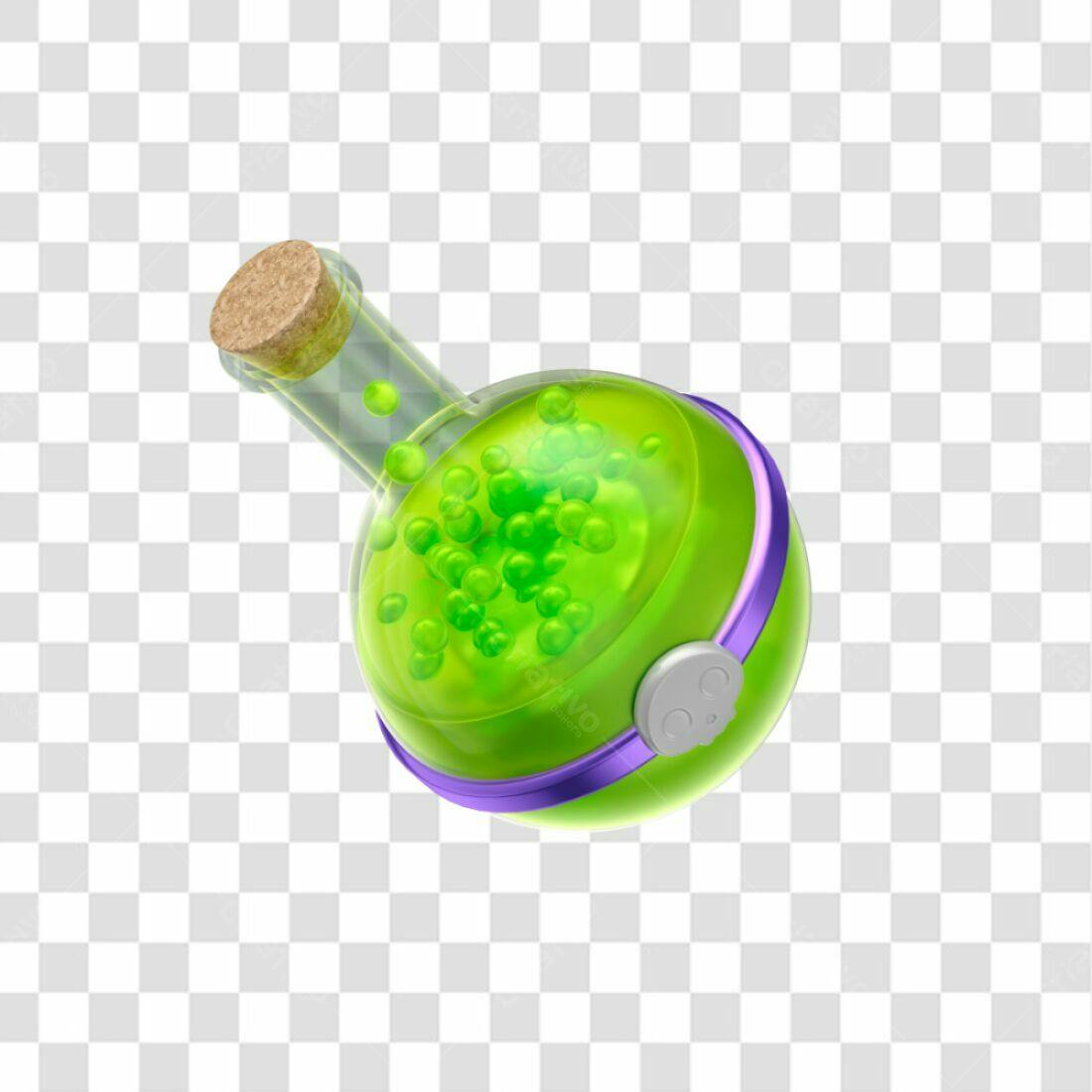 Icone Poção Mágica Halloween PNG com fundo transparente