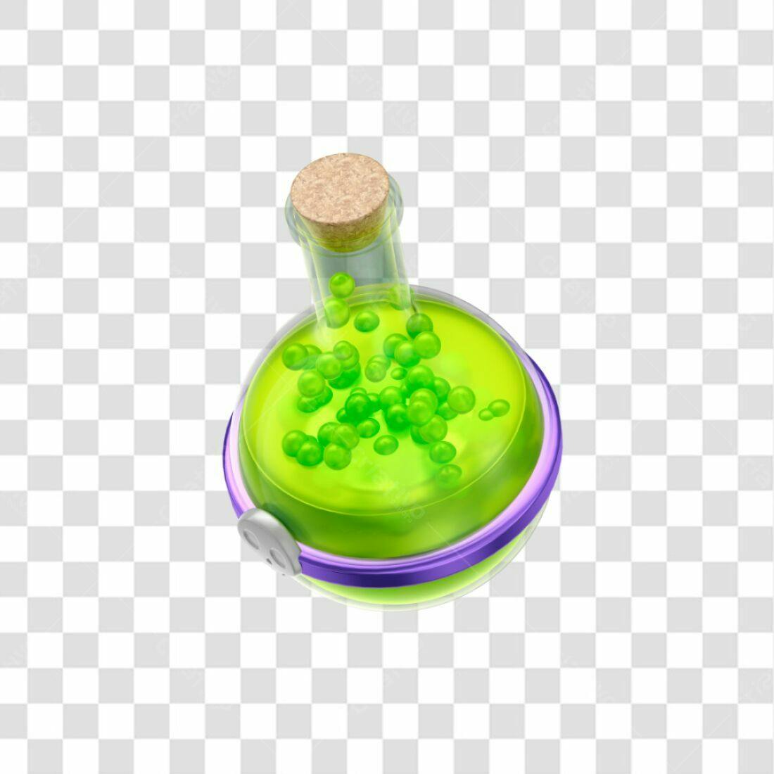 Icone Poção Mágica Halloween PNG com fundo transparente