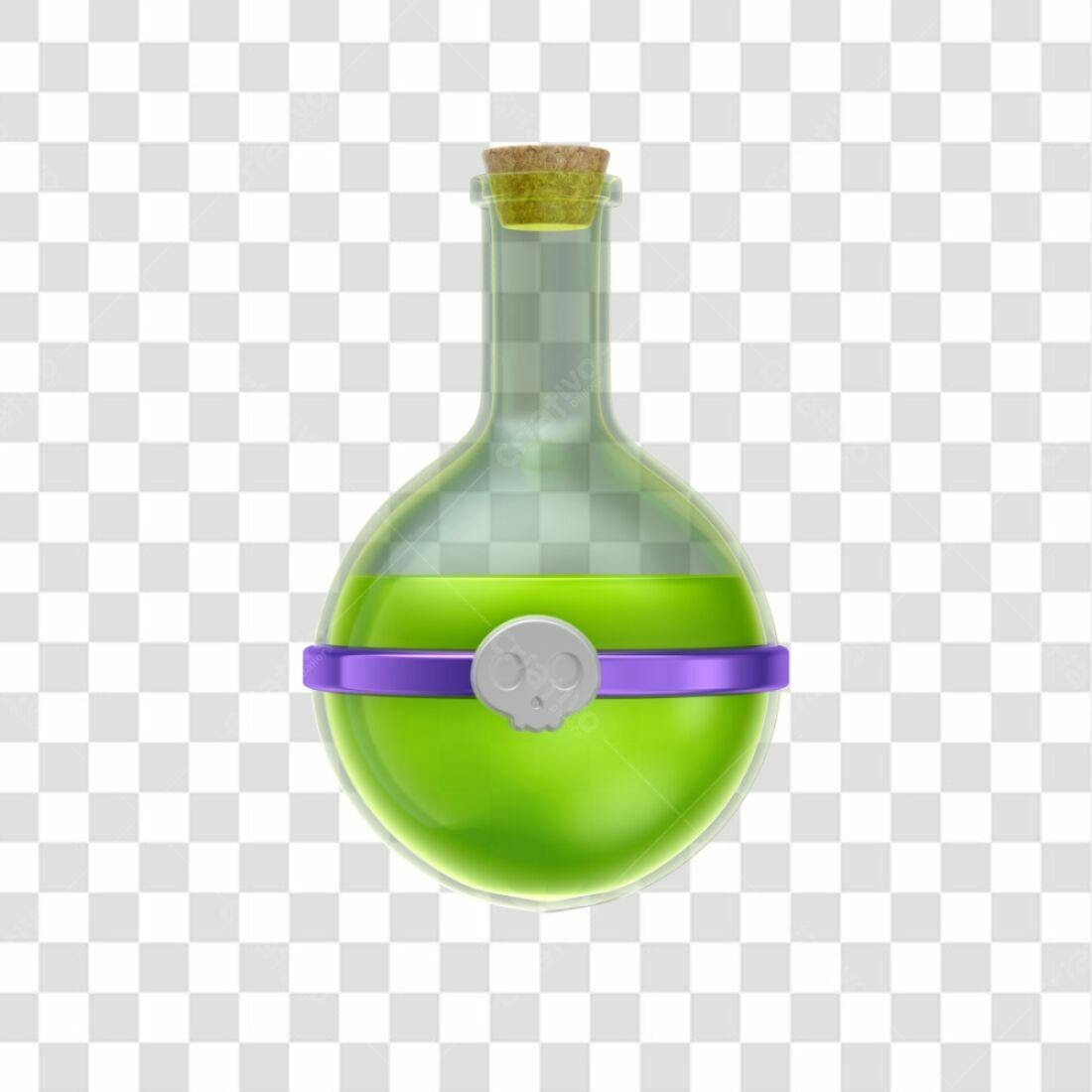 Icone Halloween Bruxaria Poção PNG com fundo transparente