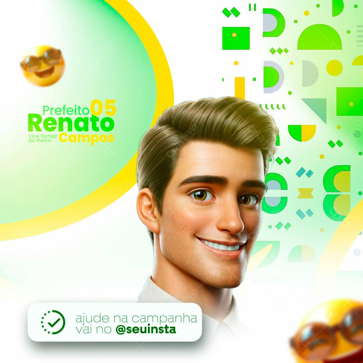 Flyer de Campanha Política PSD Editável