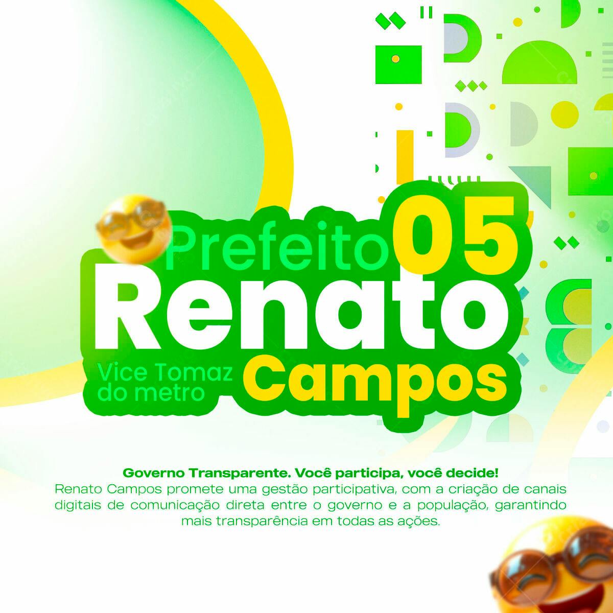 Flyer Campanha Política PSD Editável