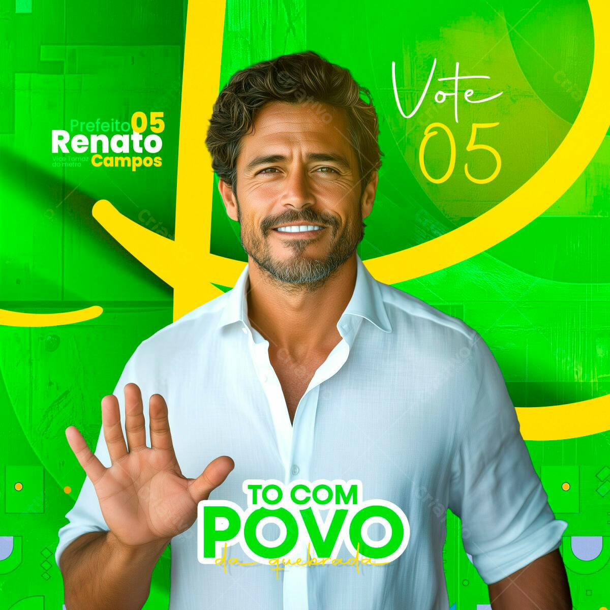 Flyer de Campanha Política PSD Editável