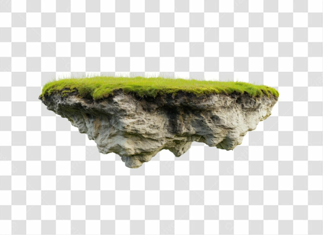 Plataforma PNG com fundo transparente