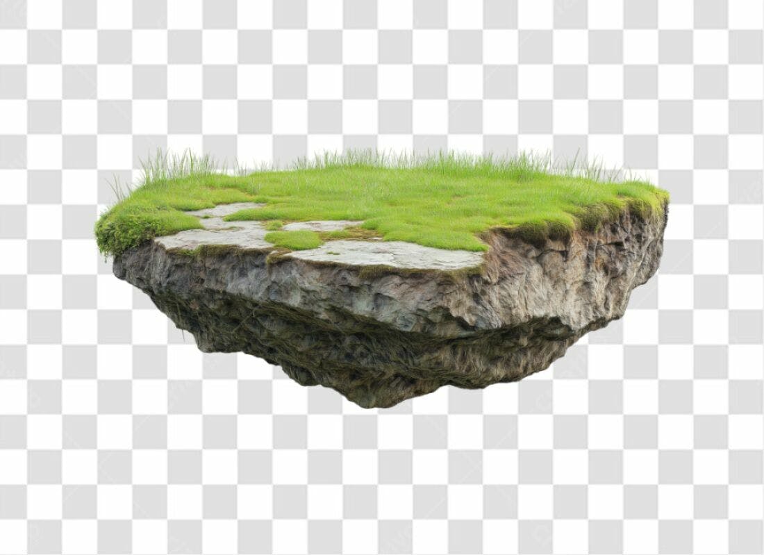 Plataforma PNG com fundo transparente