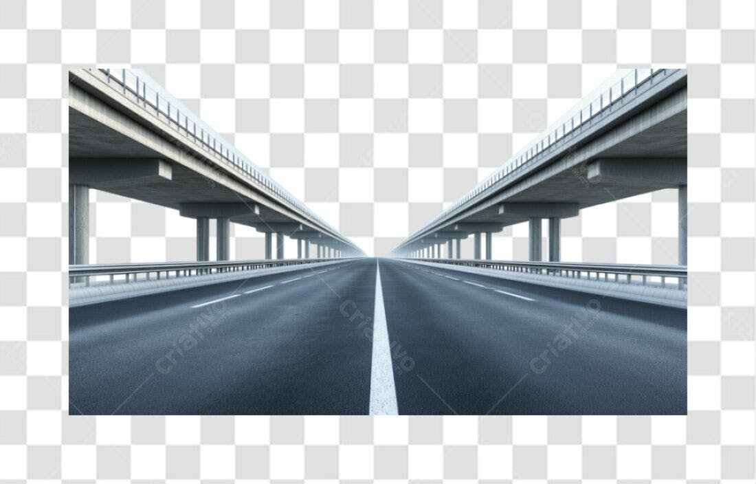 Icone Estrada Ponte PNG com fundo transparente