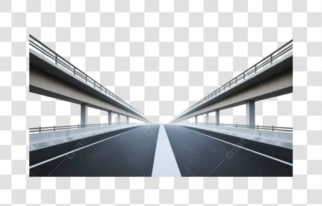 Imagem PNG Estrada Elevada com fundo transparente