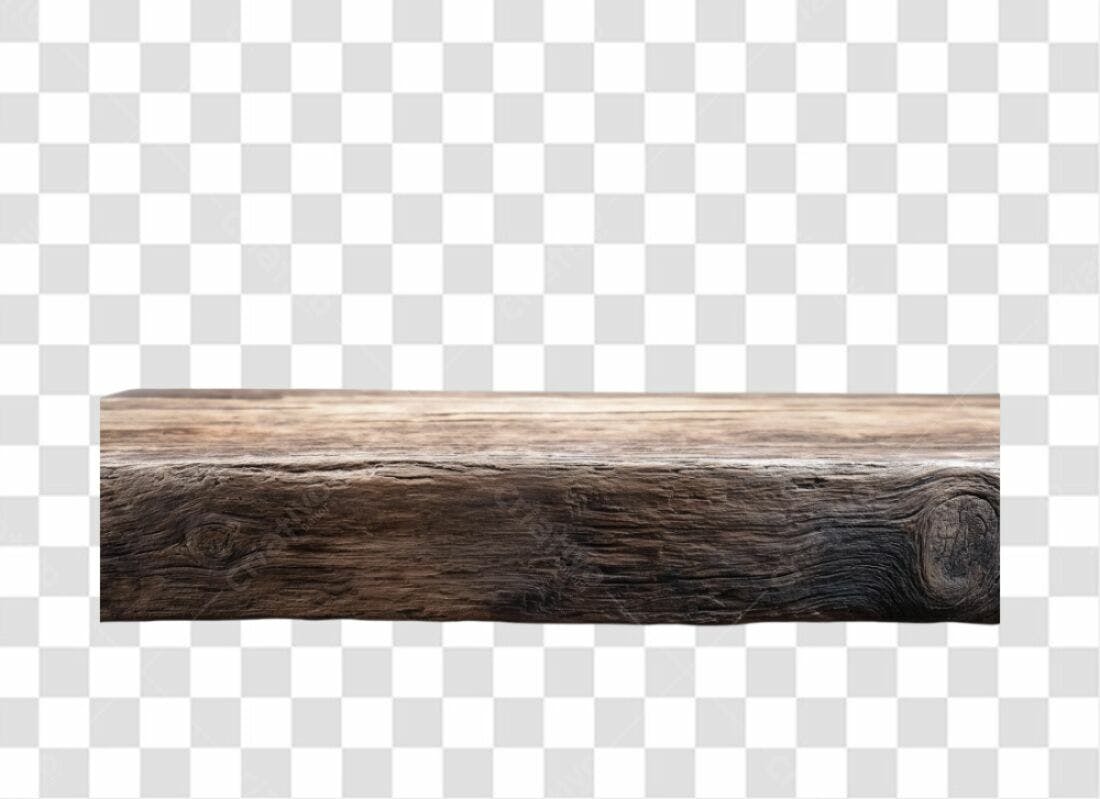 Prancha de Madeira PNG com fundo transparente