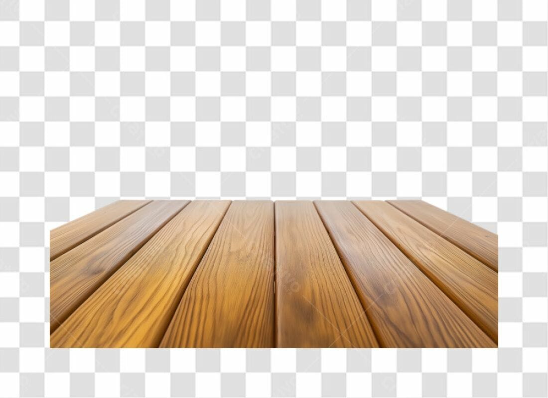 Mesa de Madeira PNG com fundo transparente