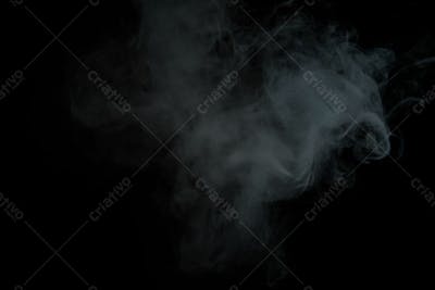 Overlay Ou Efeito De Fumaça Sobre Um Fundo Preto