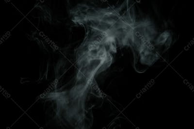 Overlay Ou Efeito De Fumaça Sobre Um Fundo Preto