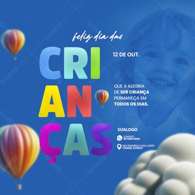 Feliz Dia Das Crianças 12 De Outubro 2