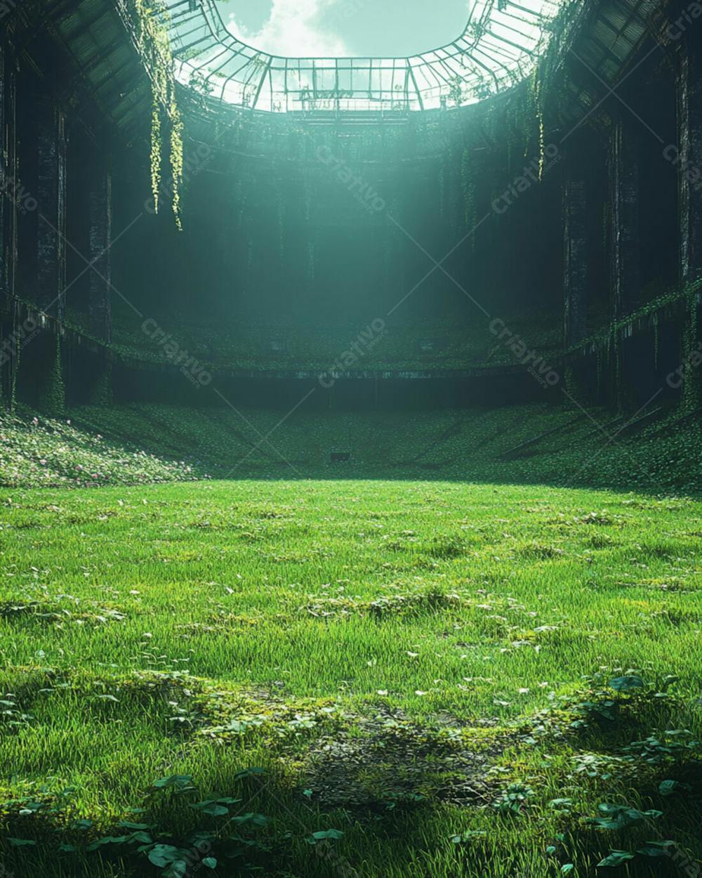 Imagem De Estadio De Futebol Para Composição De Artes Esportivas