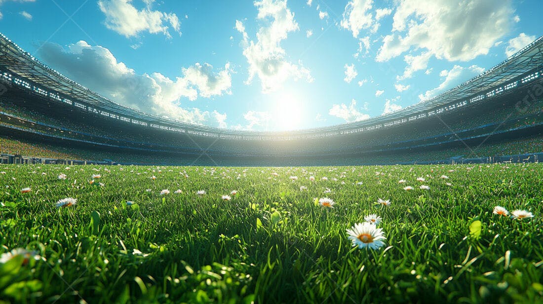 Estádio com Campo de Margaridas