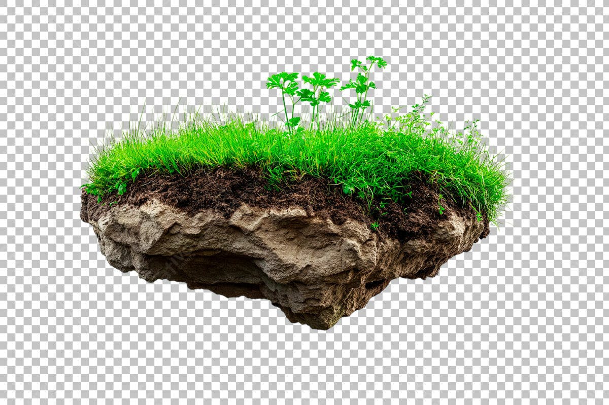 Recurso Ilhas Flutuantes PSD Editável
