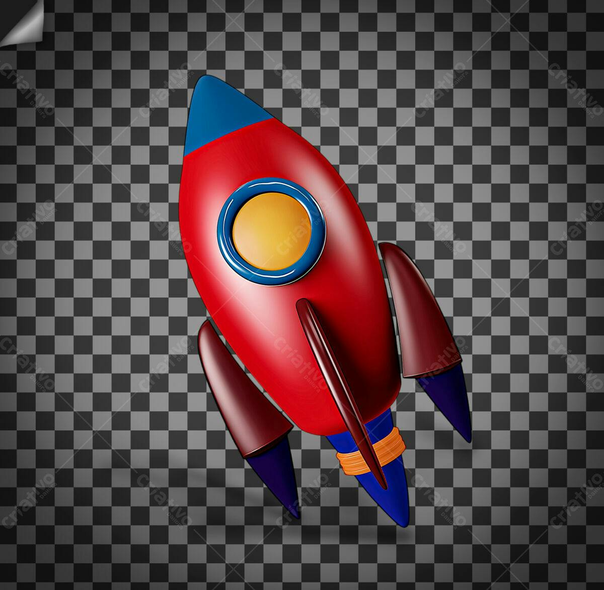 Rocket Infantil PSD Editável