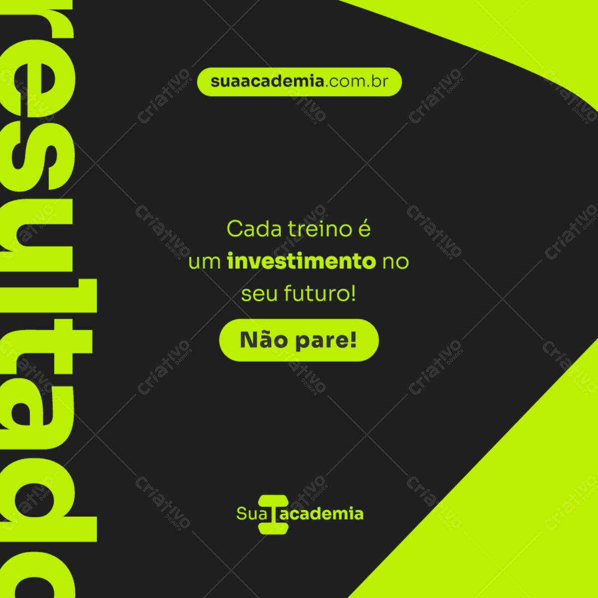 Post para Academia PSD Editável