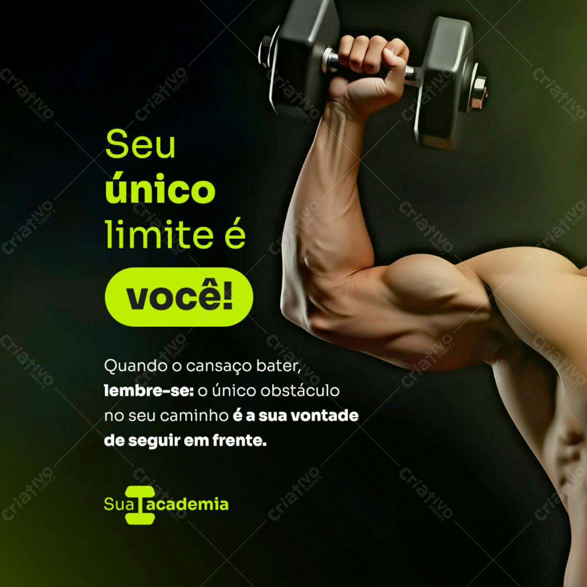 Post para Academia PSD Editável