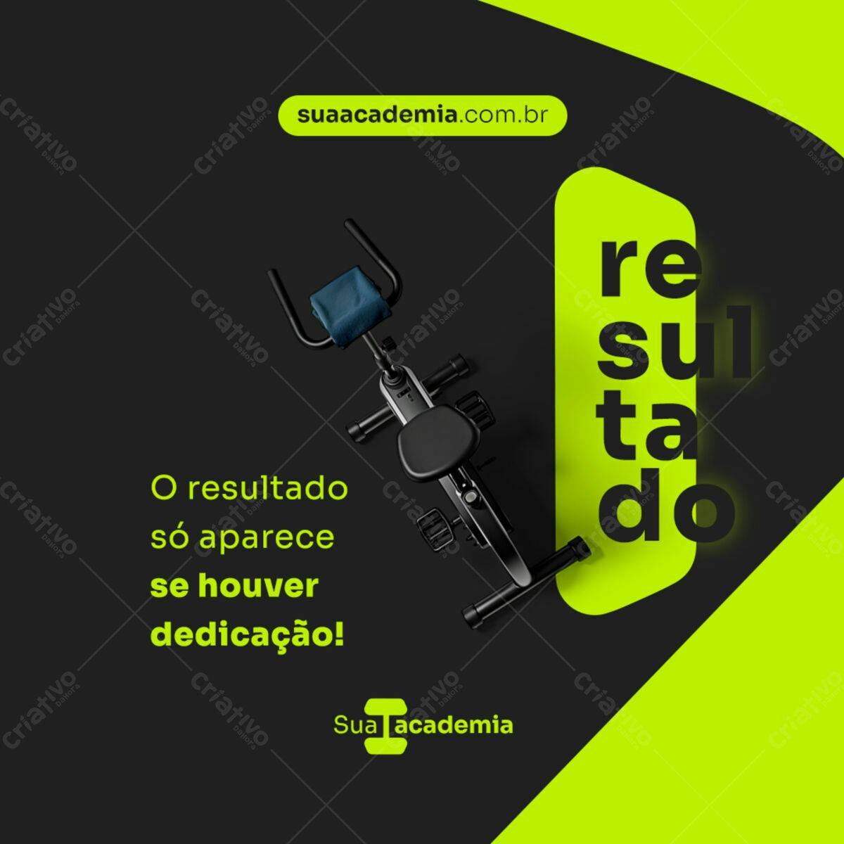 Post para Academia PSD Editável