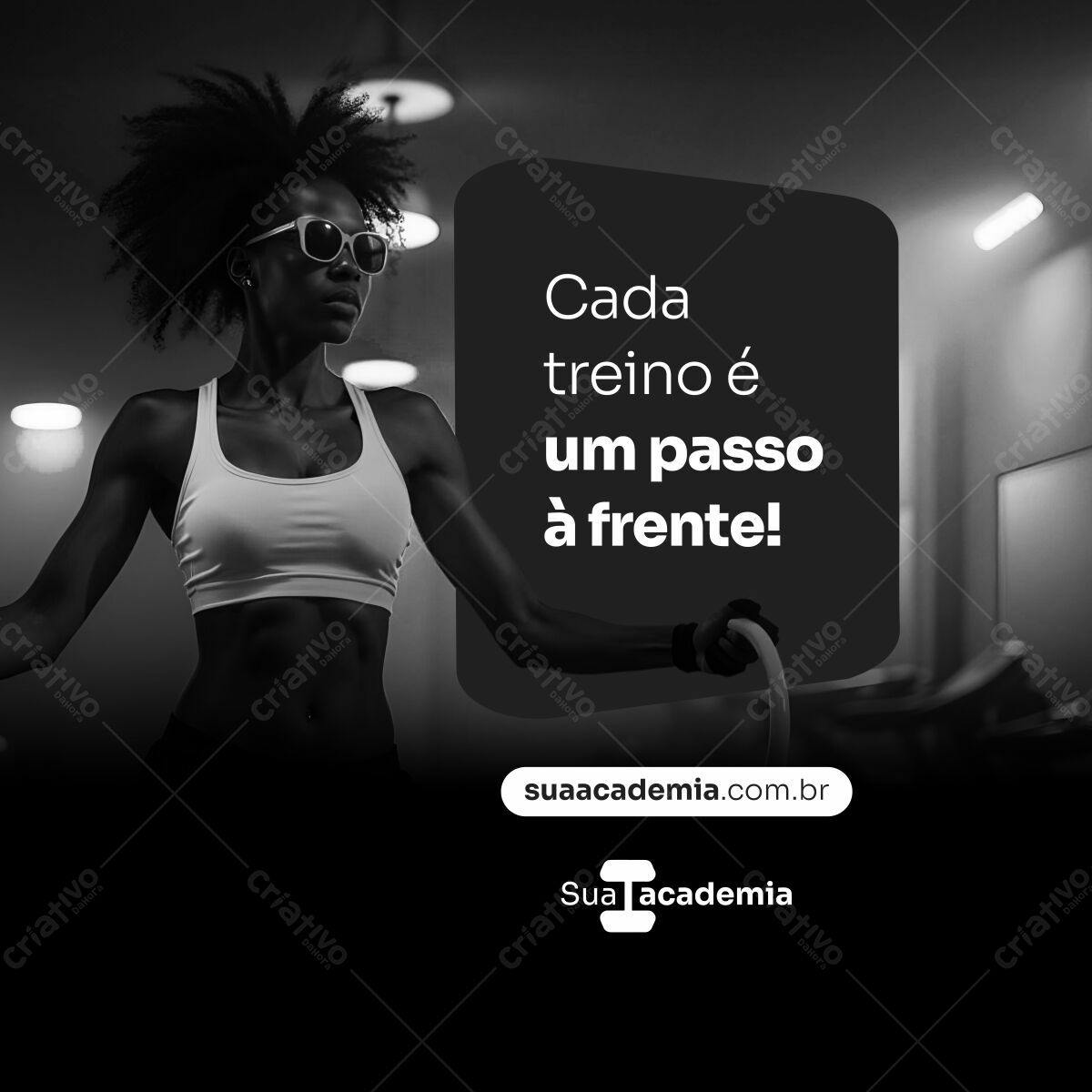 Post para Academia PSD Editável