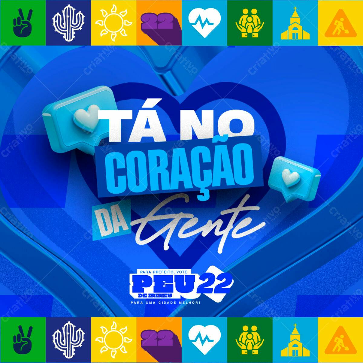 Flyer Campanha Política PSD Editável