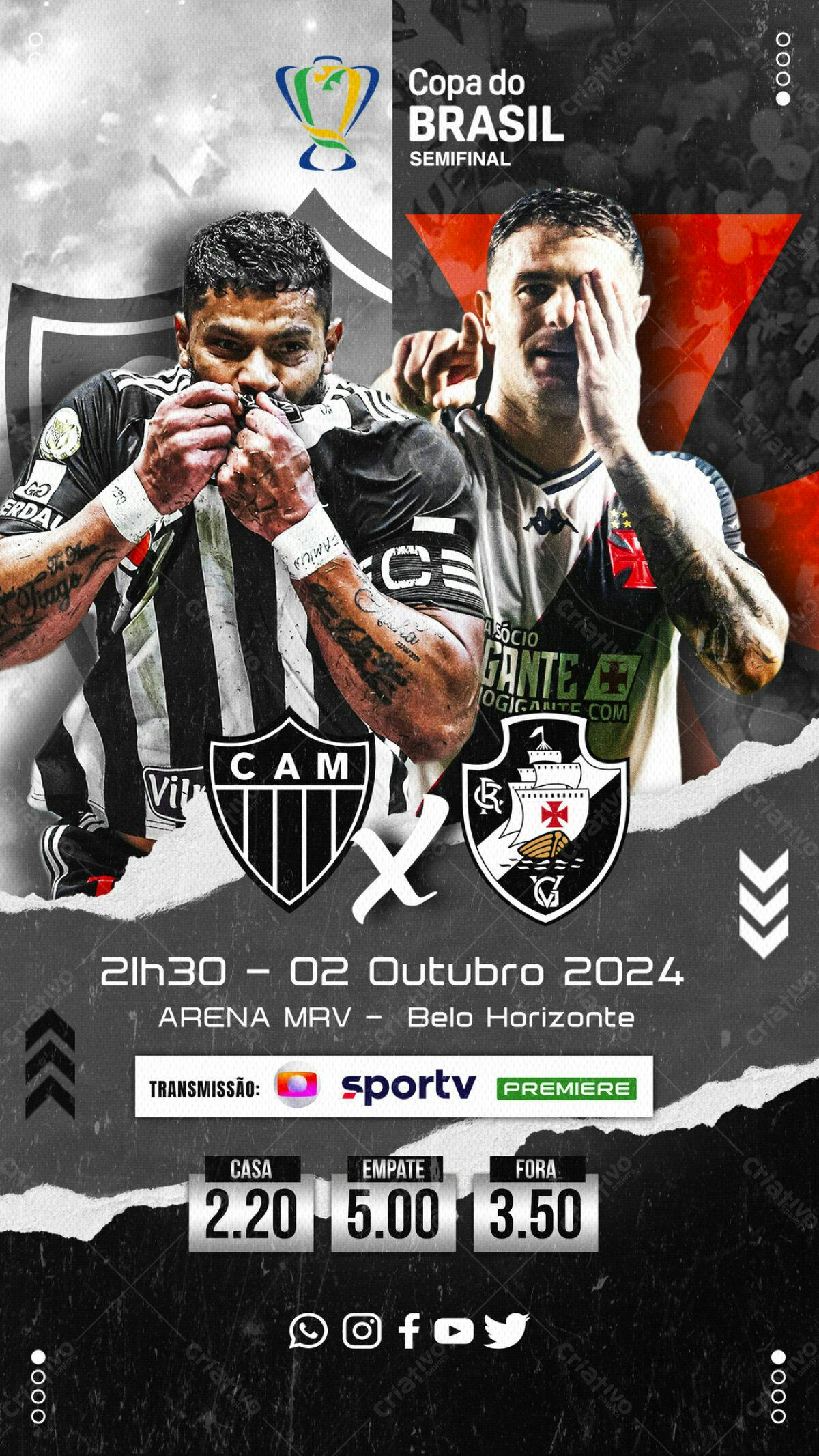 Flyer Copa do Brasil PSD Editável
