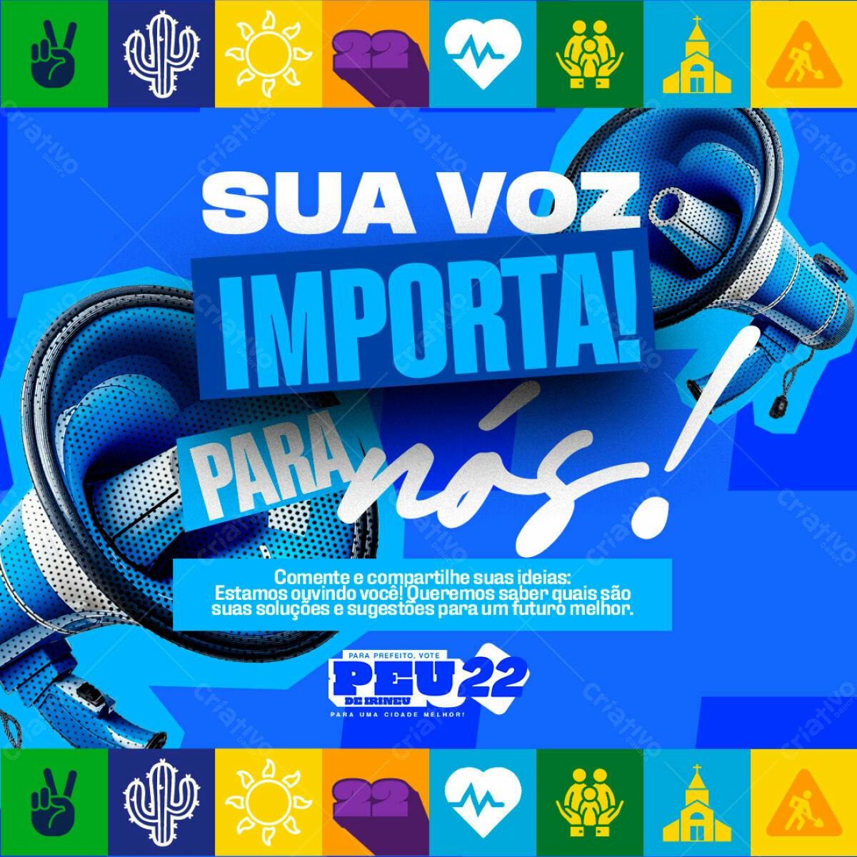 Flyer Campanha Política PSD Editável
