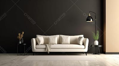 Kamranch 1 3D Sofa In Cream Color Living Room Interior With Ligh 65F 1Bfad C 63D 4Bfb 9A 1E 1D 97292568C 4