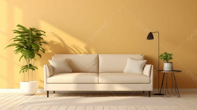 Kamranch 1 3D Sofa In Cream Color Living Room Interior With Ligh Bb 61095A 6Bb 0 46D 0 A 260 78F 2Aae 5Fa 98