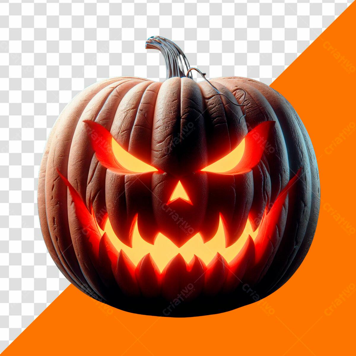 Imagem Abóbora Halloween PSD Editável