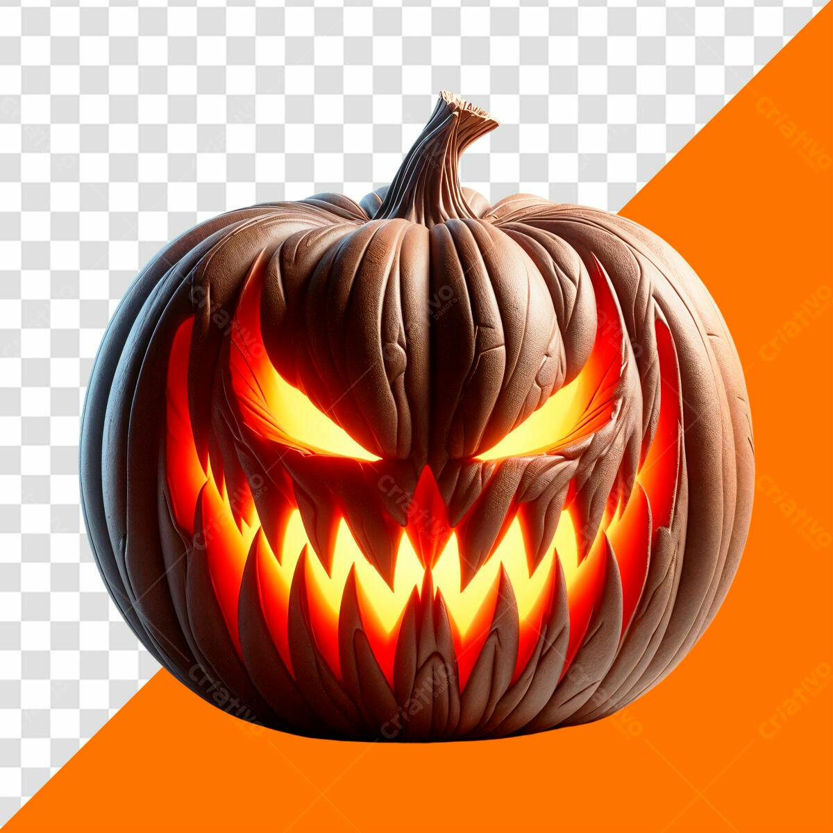 Imagem Abóbora Halloween PSD Editável