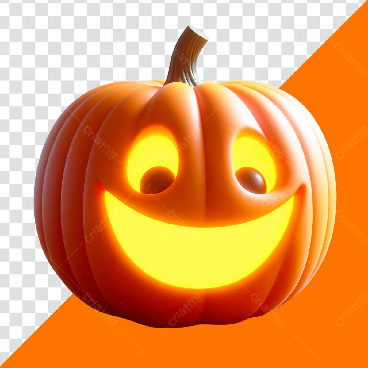 Abóbora de Halloween PSD Editável