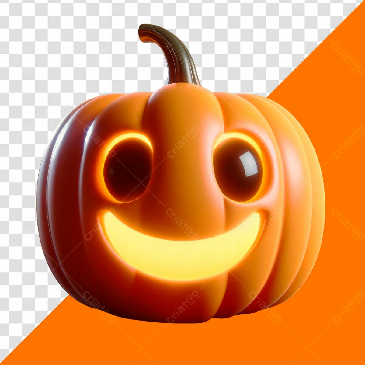 Abóbora de Halloween PSD Editável