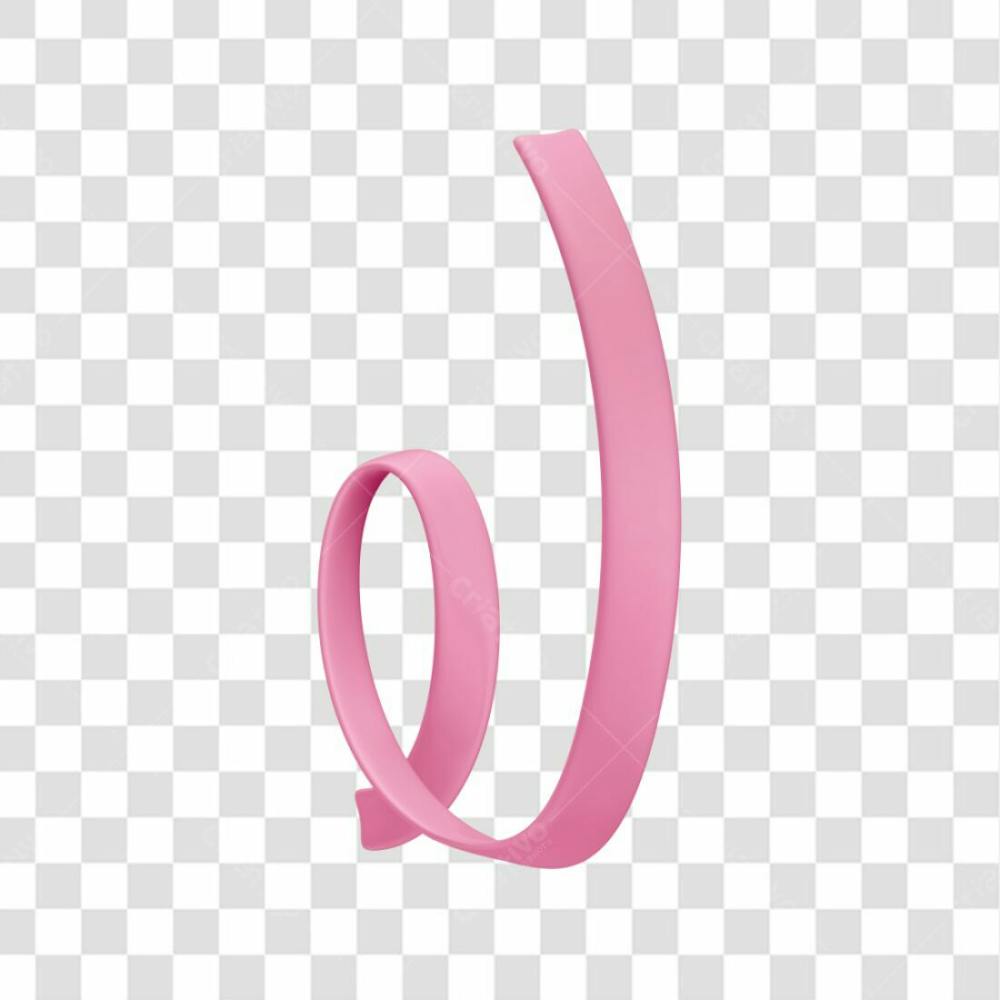 Asset 3D Laço Com Seio Para Campanha Outubro Rosa Contra Câncer De Mama Com Fundo Transparente