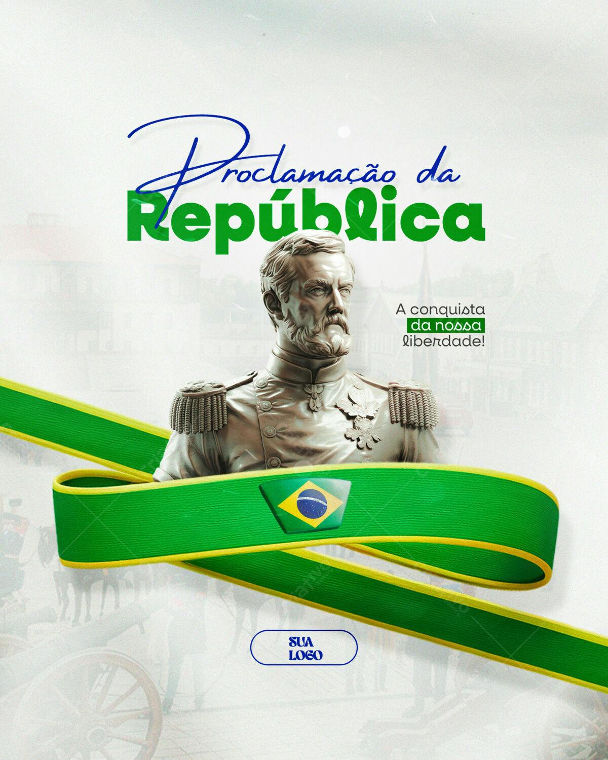 Flyer Proclamação da República PSD Editável