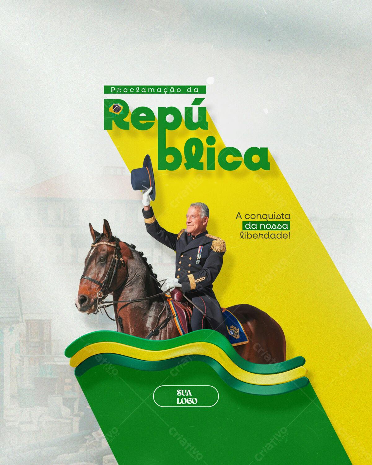 Flyer Proclamação da República PSD Editável