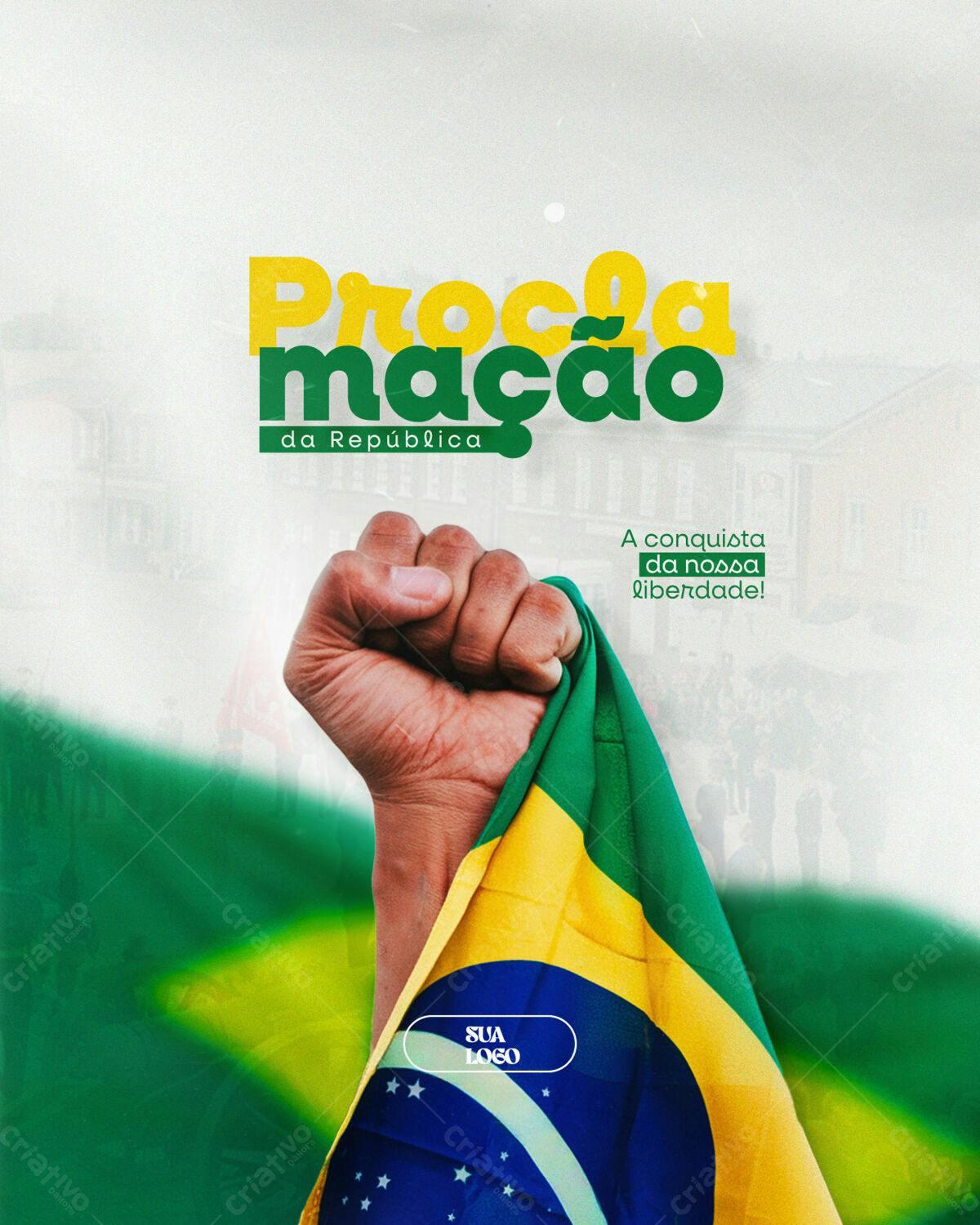 PSD para Proclamação da República Editável