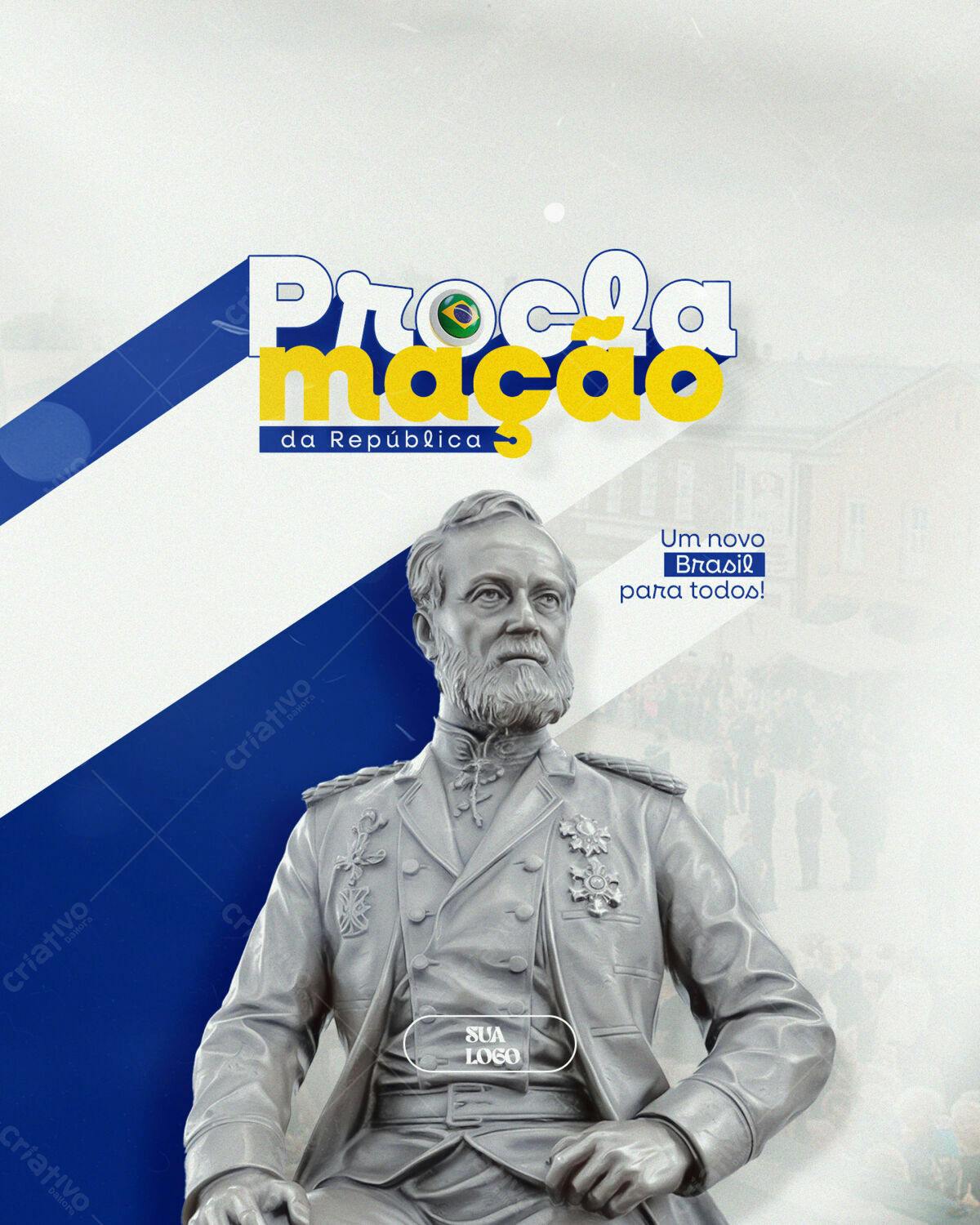 Poster Proclamação da República PSD Editável