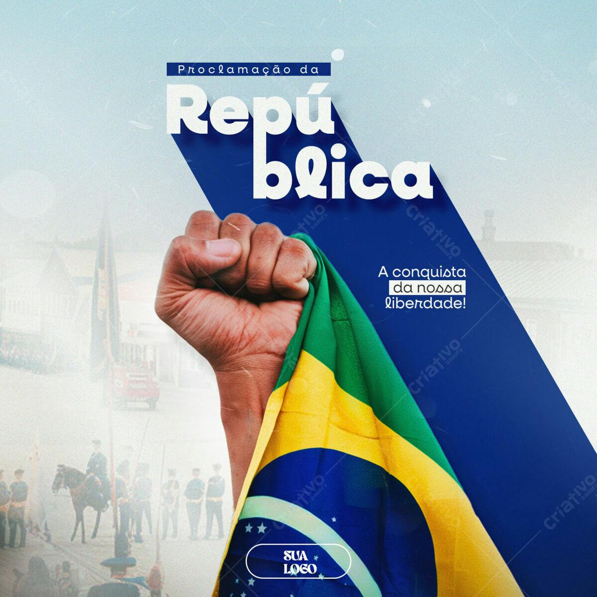 Post para Proclamação da República PSD Editável