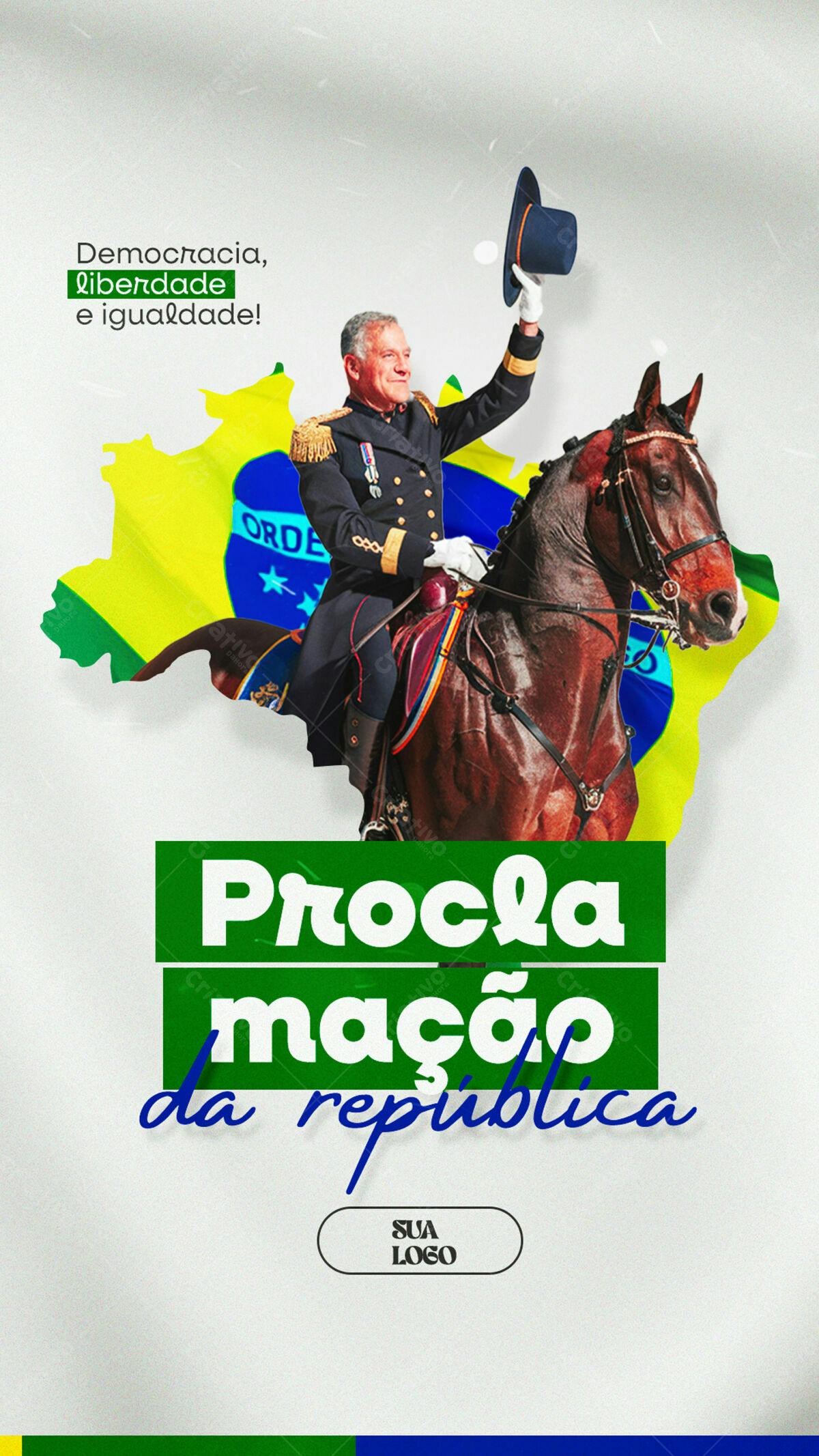 Flyer Proclamação da República PSD Editável