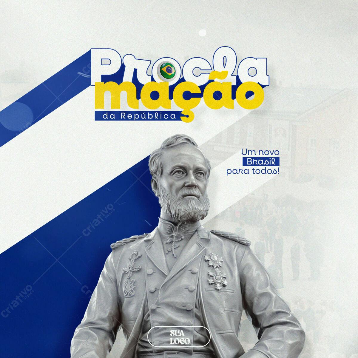 Flyer Proclamação da República PSD Editável