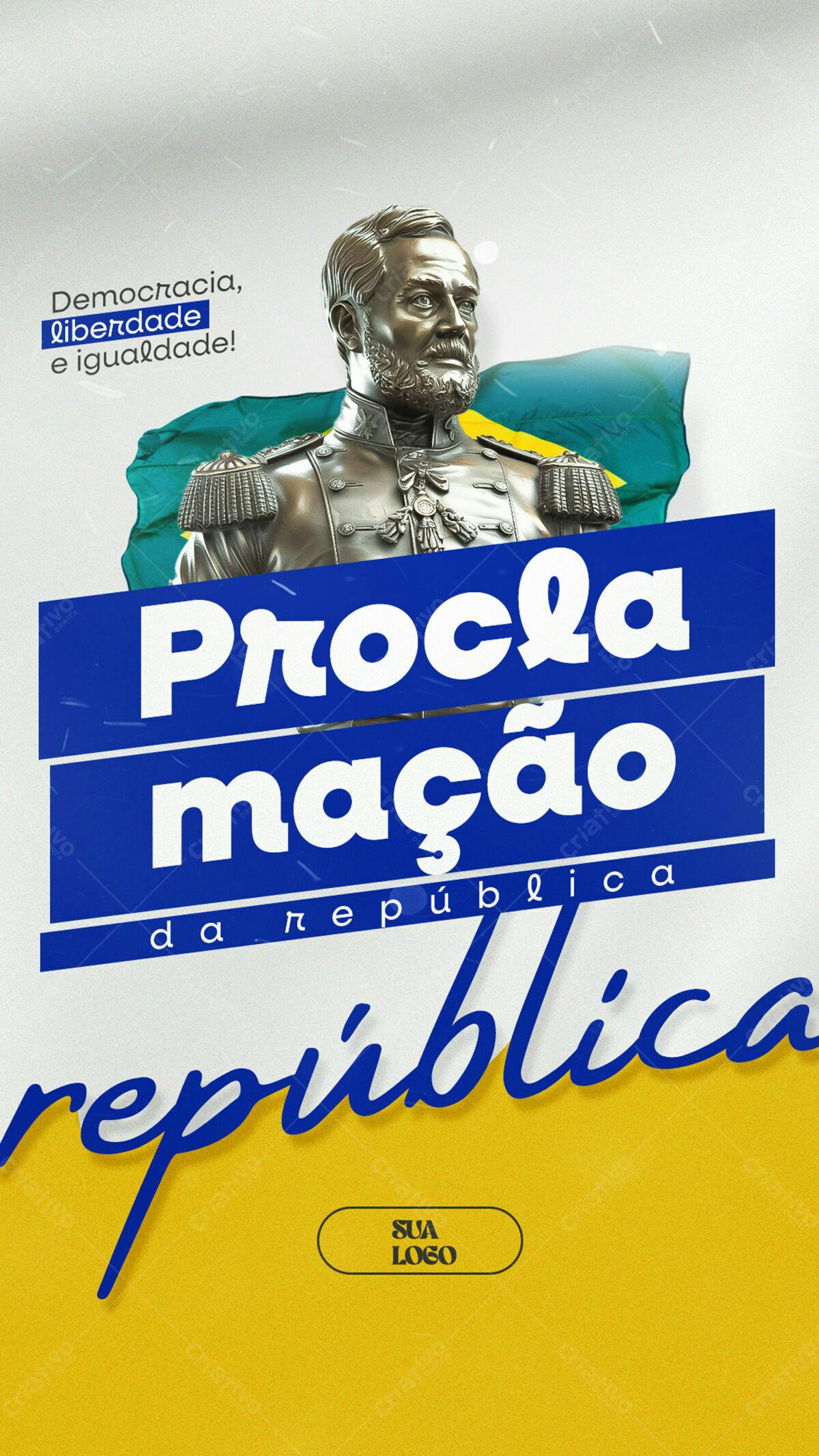Flyer para 15 de Novembro PSD Editável